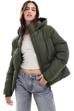French Connection Chaqueta de plumas con capucha de -Verde