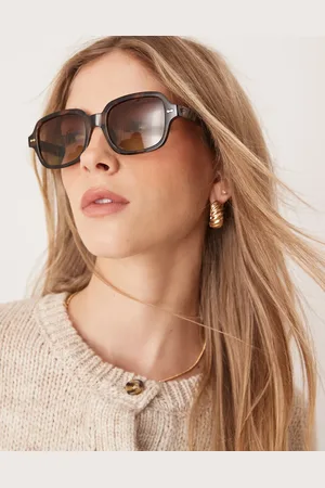 ASOS Gafas de sol cuadradas de carey de