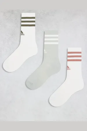 adidas Pack de 3 pares de calcetines de color y gris básicos con rayas de adidas Training-Multicolor