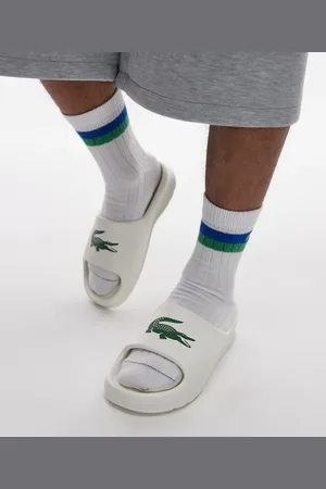 Lacoste Sandalias hueso Serve 2.0 de