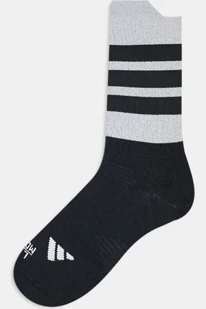 adidas Calcetines negros y blancos reflectantes de adidas Running
