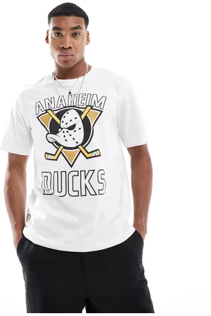 Only & Sons Camiseta blanca holgada con estampado "Anaheim Ducks" de -Gris