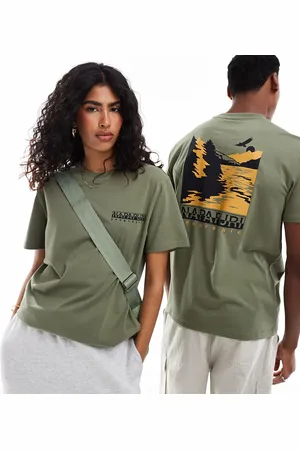 Napapijri Camiseta claro con estampado de paisaje en la espalda Pali de -Verde