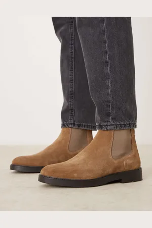 ASOS Botines Chelsea color tostado de ante de -Beis neutro