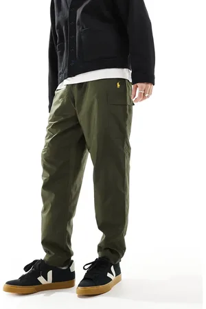 Ralph Lauren Pantalones cargo con logo dorado de tejido antidesgarros Icon de