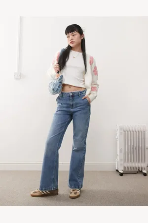 Miss Selfridge Vaqueros de pernera ancha acampanada de