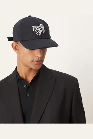 ASOS Gorra de béisbol Melton de estilo casual vintage con detalle bordado de punto de cadeneta de