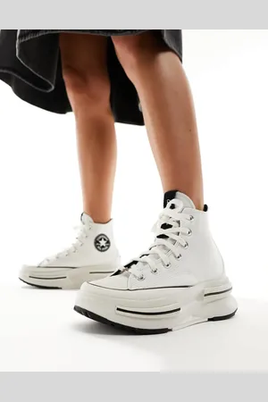 Converse Zapatillas de deporte blancas con detalles negros Hi Run Star Legacy de