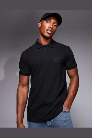 HUGO BOSS Polo de corte estándar con recuadro del logo de piqué Paddy DropNeedle de
