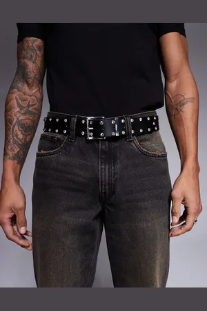 ASOS Cinturón con tachuelas de strass de
