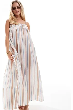 ASOS Vestido playero a multicolores de corte trapecio de ASOS DESIGN Petite