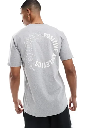 adidas Camiseta jaspeado con estampado gráfico de adidas Sportswear