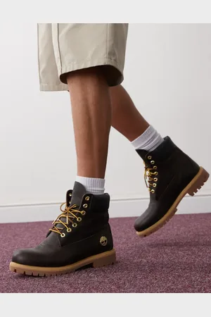 Timberland Botas de 6" oscuro expreso de cuero de