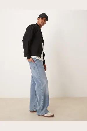 New Look Chaqueta bomber negra de sarga de