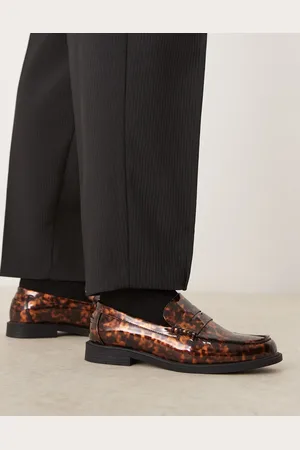 ASOS Mocasines clásicos con estampado de carey de