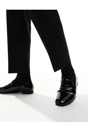 ASOS Mocasines negros de charol de