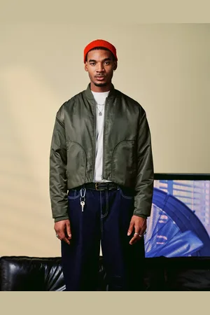 ASOS Chaqueta bomber extragrande de -Verde