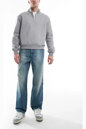 ASOS Vaqueros holgados de estilo carpintero con de