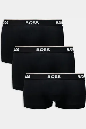 HUGO BOSS Pack de 3 calzoncillos negros de