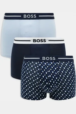HUGO BOSS Pack de 3 calzoncillos de colores con diseños lisos y estampado y logo en la cinturilla Power de