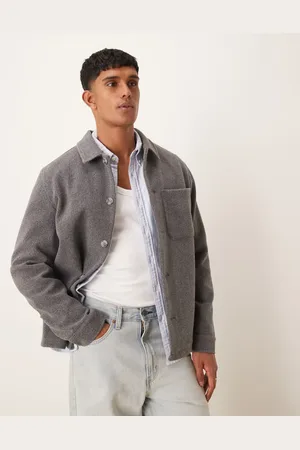 New Look Chaqueta estilo camisa de tejido cepillado de