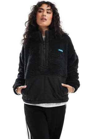 Kavu Chaqueta negra con cremallera de borreguito tupido Pinesdale de -Neutro