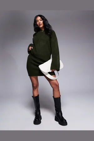 ASOS Minifalda caqui de (parte de un conjunto)