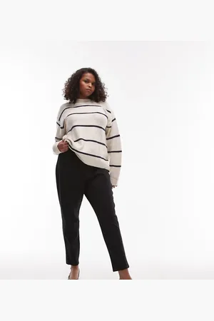 MANGO Leggings negros de corte slim de Curve