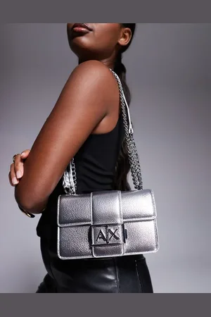 Armani Exchange Bandolera metalizado de