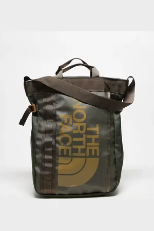 The North Face Bolso tote verde topo y gris ahumado Base Camp de