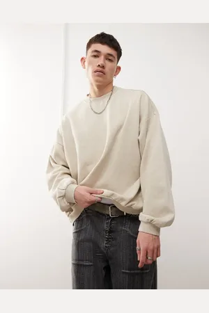Weekday Sudadera extragrande con lavado ácido Leon de -Neutro