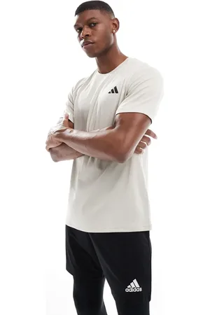 adidas Camiseta color piedra Training Essentials de adidas-Blanco