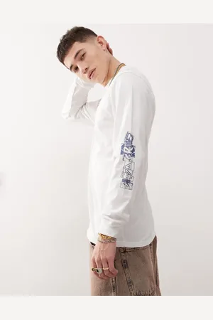 Santa Cruz Camiseta de manga larga con estampado de logo en el pecho y la manga de