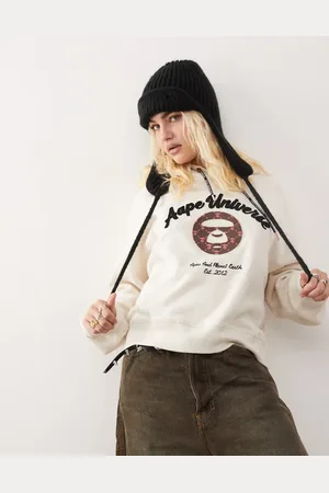 A Bathing Ape Sudadera blanco con capucha de