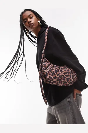 Topshop Bandolera con estampado de Cian de -Marrón