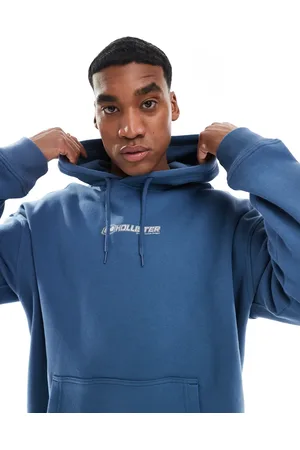 Hollister Sudadera holgada con estampado de estilo años 90 en la espalda de