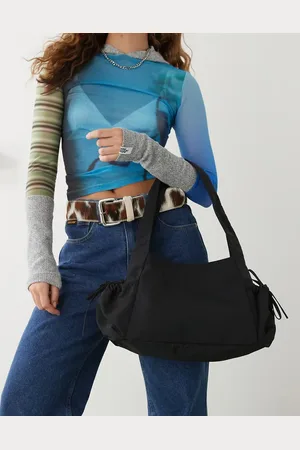 Monki Bolso tote flexible con bolsillos anudados de