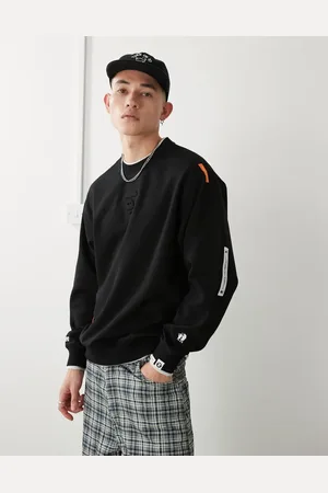 A Bathing Ape Sudadera negra con logo de