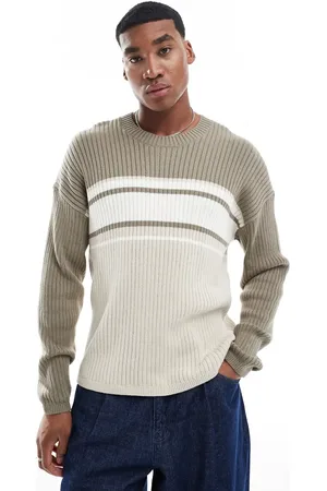 Hollister Jersey multicolor de corte cuadrado con paneles en contraste y logo de punto de