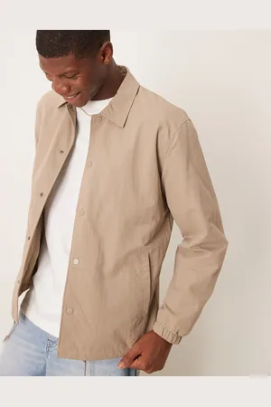 SELECTED Chaqueta de entrenador color crema de -Blanco