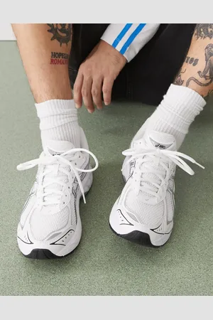 Asics Zapatillas de deporte blancas y plateado puro GT-2160 de