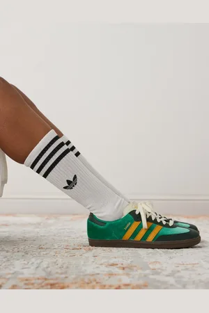 adidas Zapatillas de deporte verdes y amarillas Samba OG de