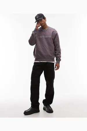 Carhartt Sudadera con logo de texto Rivet de -Negro