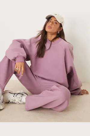 ASOS Sudadera rosa negruzco con mangas globo de (parte de un conjunto)