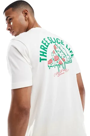 adidas Camiseta blanco con estampado de pizza de adidas Sportswear