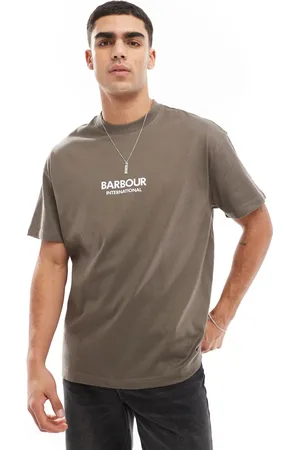Barbour Camiseta marrón extragrande Formula de