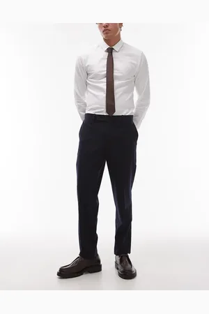MANGO Pantalones de vestir de corte sartorial slim de