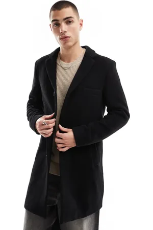 Only & Sons Abrigo de tejido con lana de
