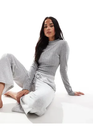 Miss Selfridge Body de manga larga con cuello alto de punto pointelle de