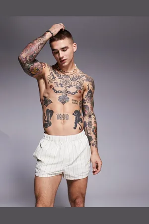 ASOS Shorts de baño muy cortos color a rayas de sirsaca de -Neutro